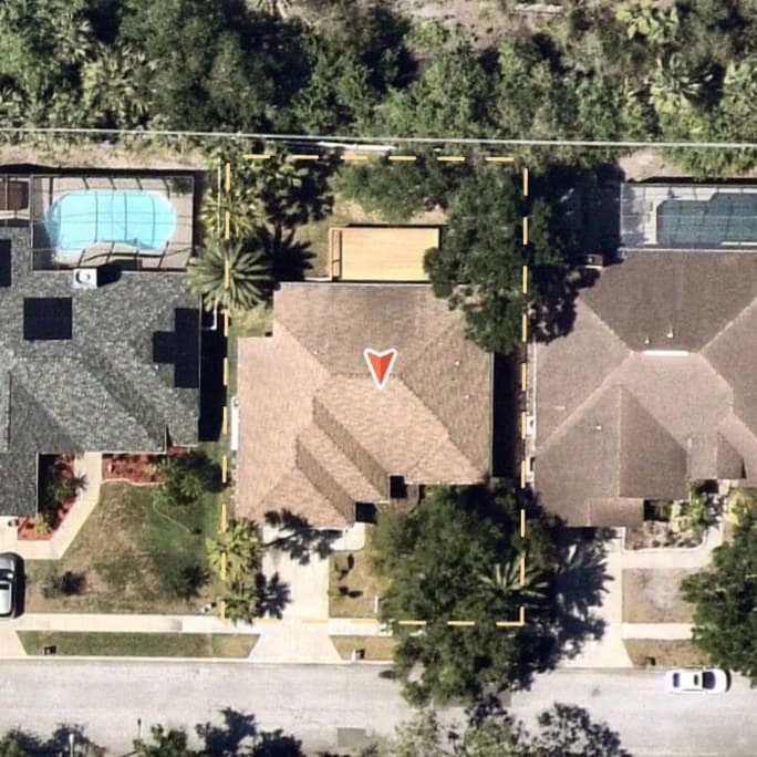 Aerial roof measurement